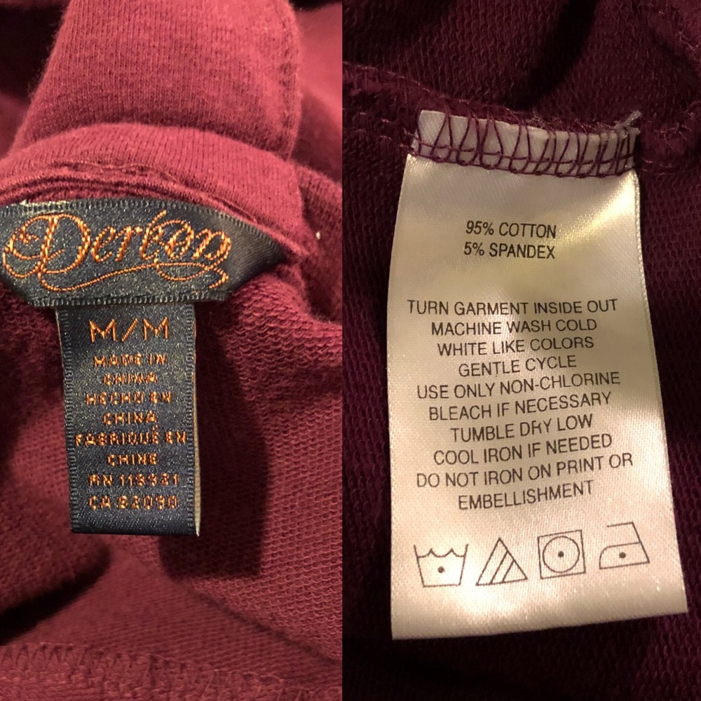 Dereon  Sleeveless Hoodie Size Juniors Medium - Picture 7 of 8